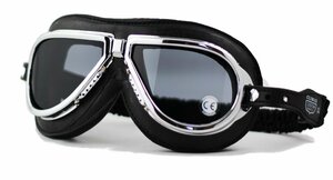 CLIMAX　GOGGLES 500H〈クライマックスゴーグル 500)　スモーク　マン島TT カフェレーサー ロッカーズ　 ミッレミリア　送料無料