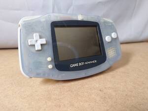 ジャンク品 若干の動作不良あり 任天堂 ゲームボーイアドバンス ミルキーブルー GBA Nintendo ニンテンドー