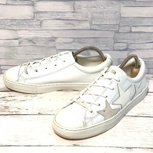 R7445bL CONVERSE コンバース ALL STAR オールスタークップトリオスターOX スニーカー レザー ホワイト レディース 22.5cm 31303540