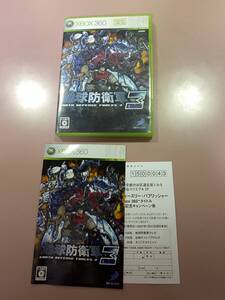 送料無料　Xbox360★地球防衛軍3★used☆EDF 3☆import Japan