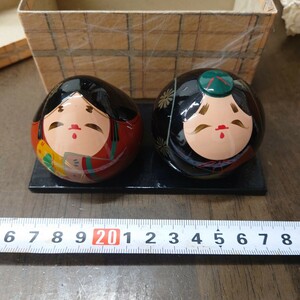 置物 創作こけし こけし 伝統工芸 民芸品 日本人形 山口県 郷土人形 1スタ 1円スタート 箱入