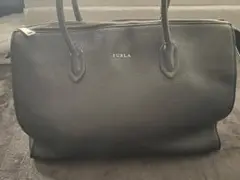 FURLA 黒 レザー トートバッグ