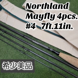 【希少美品】Northland Mayfly 4pcs. #4 7ft.11in. ノースランド メイフライ パックロッド フライロッド