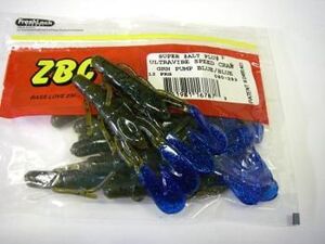 ZBC(ズームワーム) ウルトラバイブ スピードクロー ＃080-293 GRN PUMP BLUE/BLUE