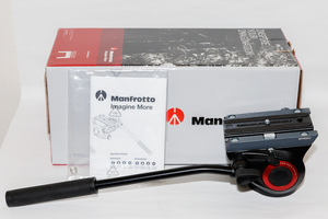 Manfrotto マンフロット フルードビデオ雲台 60mm フラットベース MVH500AH