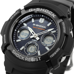 【父の日 ギフト】CASIO カシオ 腕時計 メンズ G-SHOCK Gショック 海外モデル 電波ソーラー AWG-M100SB-2A