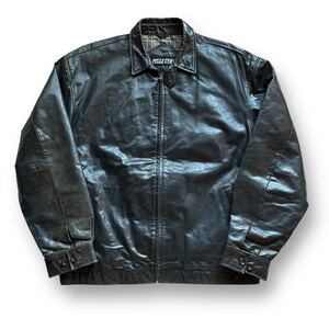 Pelle cyma ペレシーマ レザージャケット 牛革　サイズ44 XXLくらい　PELLE PELLE ペレペレ派生ブランド　B系 ストリート