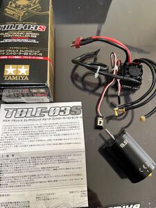 タミヤ TBLM-02S 15.5T ブラシレスモーター＆TBLE-03S アンプセット