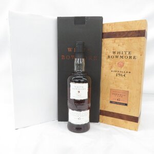 ☆【未開栓】BOWMORE ホワイト ボウモア 43年 1964 ウイスキー 700ml 42.8% 木箱付 11760256 0117