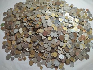 外国 コイン 約22.1kg おまとめ 古銭 通貨 硬貨 アンティーク 大量 送料無料