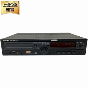 TASCAM CD-RW700 業務用 CDレコーダー CDプレーヤー 音響機材 タスカム ジャンク O9600984