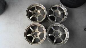 ☆★SSR　Tpe-C　7Jx15　＋35　PCD100　4H　アルミホイール　4本セット　中古品★☆