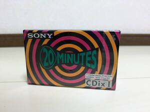 ★未使用/未開封品☆SONY カセットテープ ノーマルポジション CDixⅠ 20分 2本組 2C-20CDX1 カラオケ/録音/音楽/CD/オーディオ