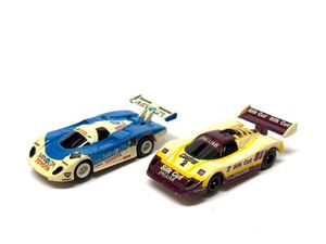 希少　tomy HO スーパーマグナEX シルクカット　ジャガー　XJR-9 ミノルタ　トムス　88C-V AFX スロットカー　2種セット　トミー