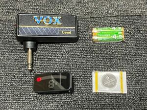 (新品電池付き)VOX ヘッドフォン ギターアンプ Lead(AP-LD)+チューナー 2点セット