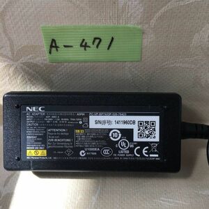 【A-471】★NEC　型：ADP-40ED A　output：19v-2.1A