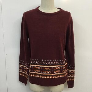 CIAOPANIC L チャオパニック ニット、セーター 長袖 CP028041 クルーネック Knit Sweater ボルドー / ボルドー / 10053974