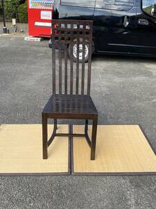無垢材　椅子　木製椅子　日本製　希少品　レトロ　ヴィンテージ　アンティーク　家具