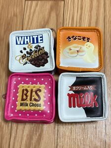 チロルチョコ　ポーチ　プライズ品　４種