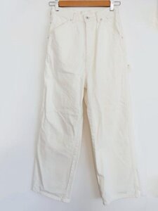 【送料込】2024年製☆Spick & Span 5 1/2 ファイブアンドハーフ スピックアンドスパン取扱い PAINTER DENIM 定価17,600円 27 M 白 6446201