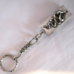 Peanuts&Co スネーク キーチェーン シルバー Snake Clip Type Key chain Silver ピーナッツカンパニー