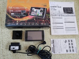 即決7950円 OBDⅡアダプター付属 車載動作確認済み GWR73sd タッチパネル式フルマップ GPSレーダー探知機 2023年度GPS＆地図データ更新版SD