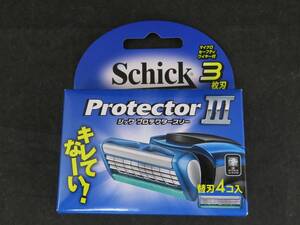 未使用　 Schick protector シック プロテクター スリー 替刃 4個　*1128