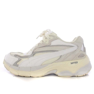 プーマ PUMA for emmi Teveris Nitro Thrifted Wns スニーカー ランニングシューズ US7.5 24cm 白 ホワイト 391095-01 /☆K レディース