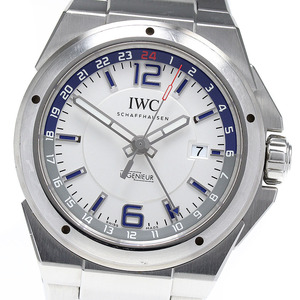 IWC IWC SCHAFFHAUSEN IW324404 インヂュニア デュアルタイム デイト 自動巻き メンズ _819650