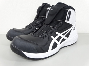 新品 未使用品 ASICS アシックス WINJOB CP304 ウィンジョブ BOA ボア 1271A030 WIDE 26cm US 8.5 ブラック ハイカット ダイヤル式 安全靴