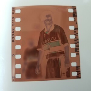 1995年 サッカー セリエA ジェノア 三浦知良 本物 フィルム (検)日本代表 Jリーグ ヴェルディ 写真 中田英寿 遠藤 久保 panini サインなし 