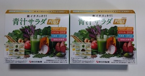 【朝イチスッキリ！】 新日本製薬 ★ 青汁サラダプラス ３１包入り２箱セット ★ 青汁サラダPLUS / 新品・未開封 / 送料込み・即決 ♪