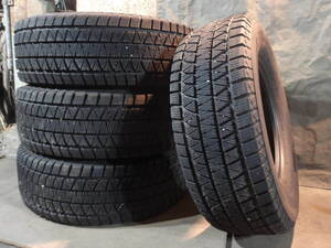 品質良 8分山 20年製 BLIZZAK DM-V3 265/70R16 BRIDGESTONE(ブリヂストン) 個人宅配送不可 愛知交換可 中古スタッドレス4本 074 1612