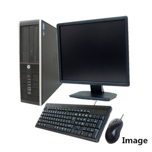 中古パソコン Windows XP Pro 32Bit搭載 17型液晶モニターセット HP Compaq シリーズ Core i3/4G/1TB/DVD-ROM