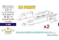 新品プラモデル 1/48 中国人民解放軍空軍 LT-2 レーザー 誘導爆弾w/パイロン (2セット) ディティー