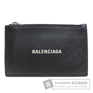 BALENCIAGA バレンシアガ 640535 ロゴ コインケース レザー レディース 中古