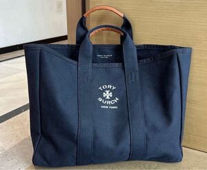 トリーバーチ TORY BURCH CANVAS TOTE 