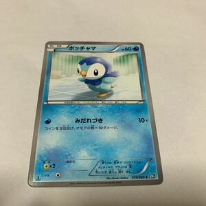 中古　ポケモンカード ポッチャマ　019/069 C BW4 たね　illus.Kouki Saitou 2011