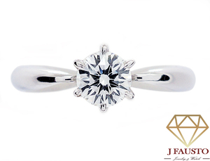 ミキモト★超美品★ＰＴ９５０ ダイヤモンド 立爪リング ０．３１７ｃｔ