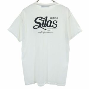 サイラス バック プリント 半袖 Tシャツ M ホワイト SILAS メンズ