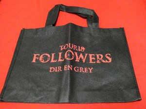 DIR EN GREY 不織布 バッグ TOUR2018 FOLLOWERS