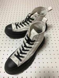 CONVERSE ALL STAR R TREKWAVE HI US9 27.5cm コンバース　オールスター トレックウェーブ ハイカット ホワイト/ブラック 厚底