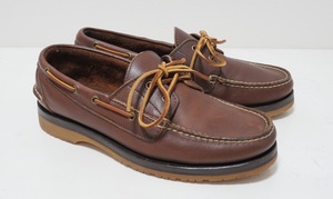 REDWING 9172 ワバシャ デッキシューズ 茶 ８1/2 Ｅ レッドウィング