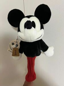 屋外未使用 レア 入手困難 東京ディズニーランド ミッキーマウス ヘッドカバー 番手表示 1 と 3 と無地