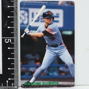 91年カルビープロ野球カード レアブロック No.188【桑田 真澄 投手 読売ジャイアンツ巨人】平成3年 1991年 当時物 Calbeeおまけ食玩 中古