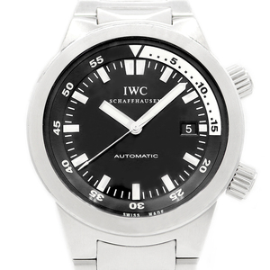 IWC インターナショナルウォッチカンパニー アクアタイマー IW354805 デイト 1000m防水 ブラック SS ステンレス メンズ 自動巻き