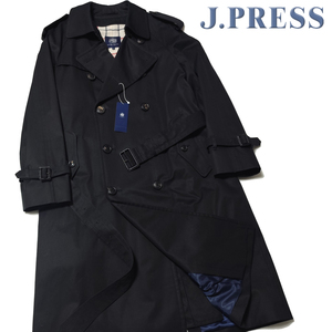 JP542XL 新品!秋冬 日本製13万 J.PRESS Jプレス 定番 VENTILE ギャバジン トレンチコート ベンタイル 　訳あり