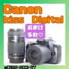 おまけ多数✨Canon　kiss　Digital　ダブル　ズーム　望遠　標準