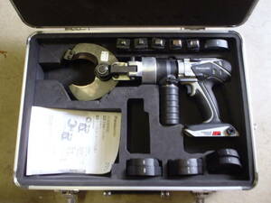美品　パナソニック　EZ4641KーH　油圧圧着機　ケーブルカッター　セット