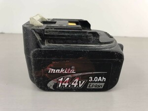 マキタ バッテリー 14.4V 3.0Ah 充電不可 ジャンク品 即決・送料無料【F0622-2】